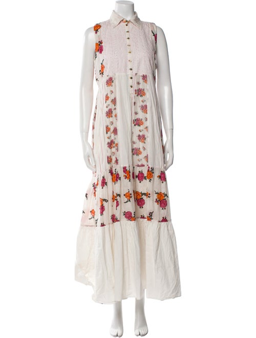 Péro Printed Long Dress