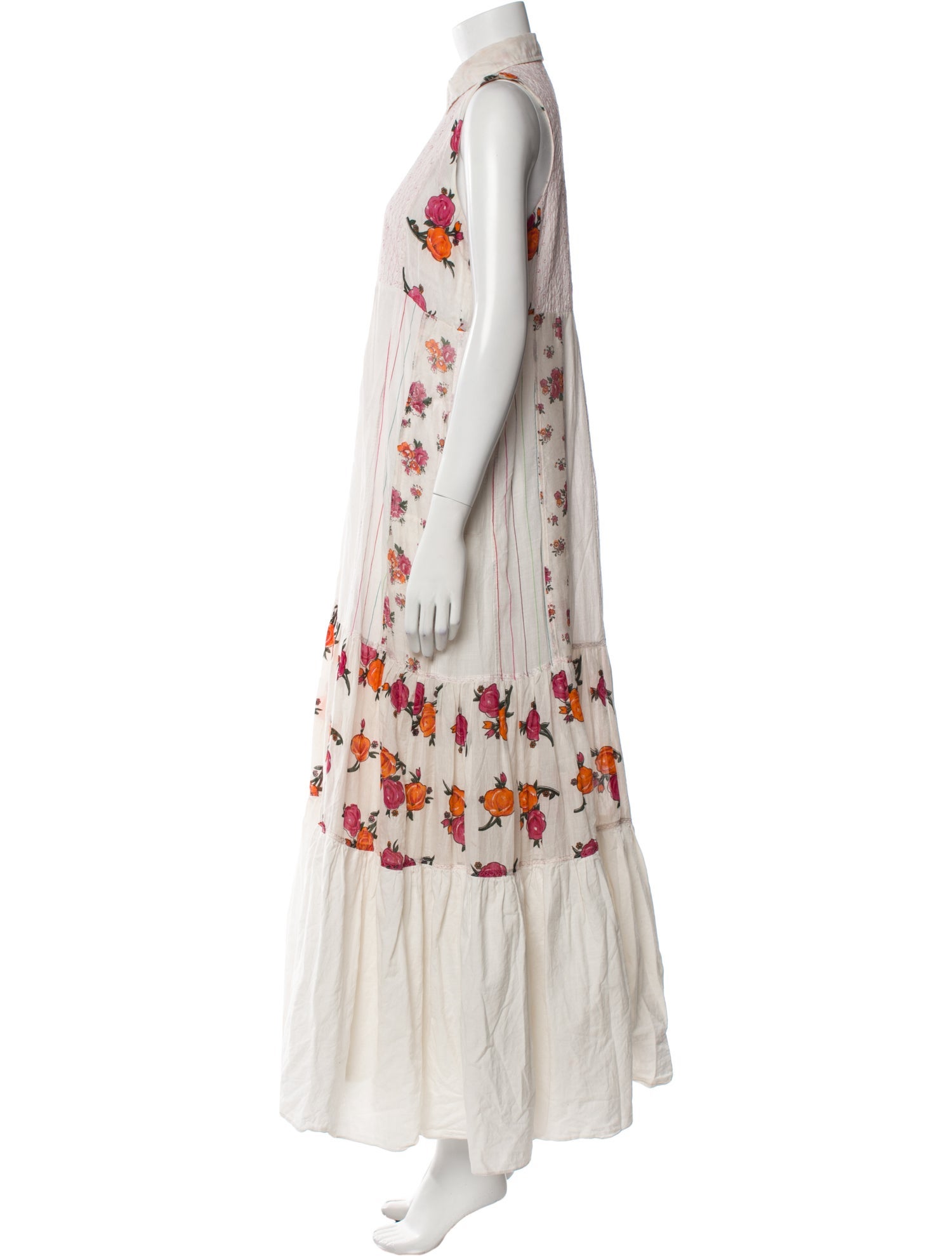 Péro Printed Long Dress