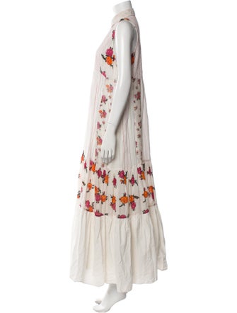 Péro Printed Long Dress