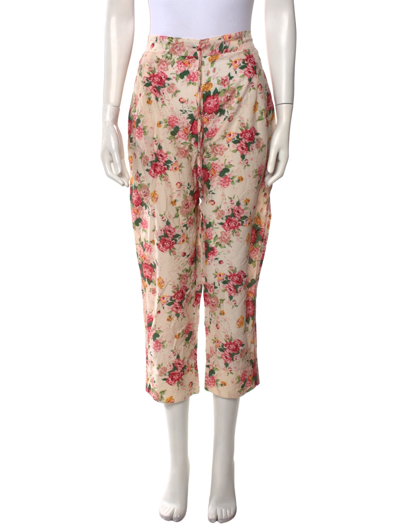 Péro Floral Print Straight Leg Pants