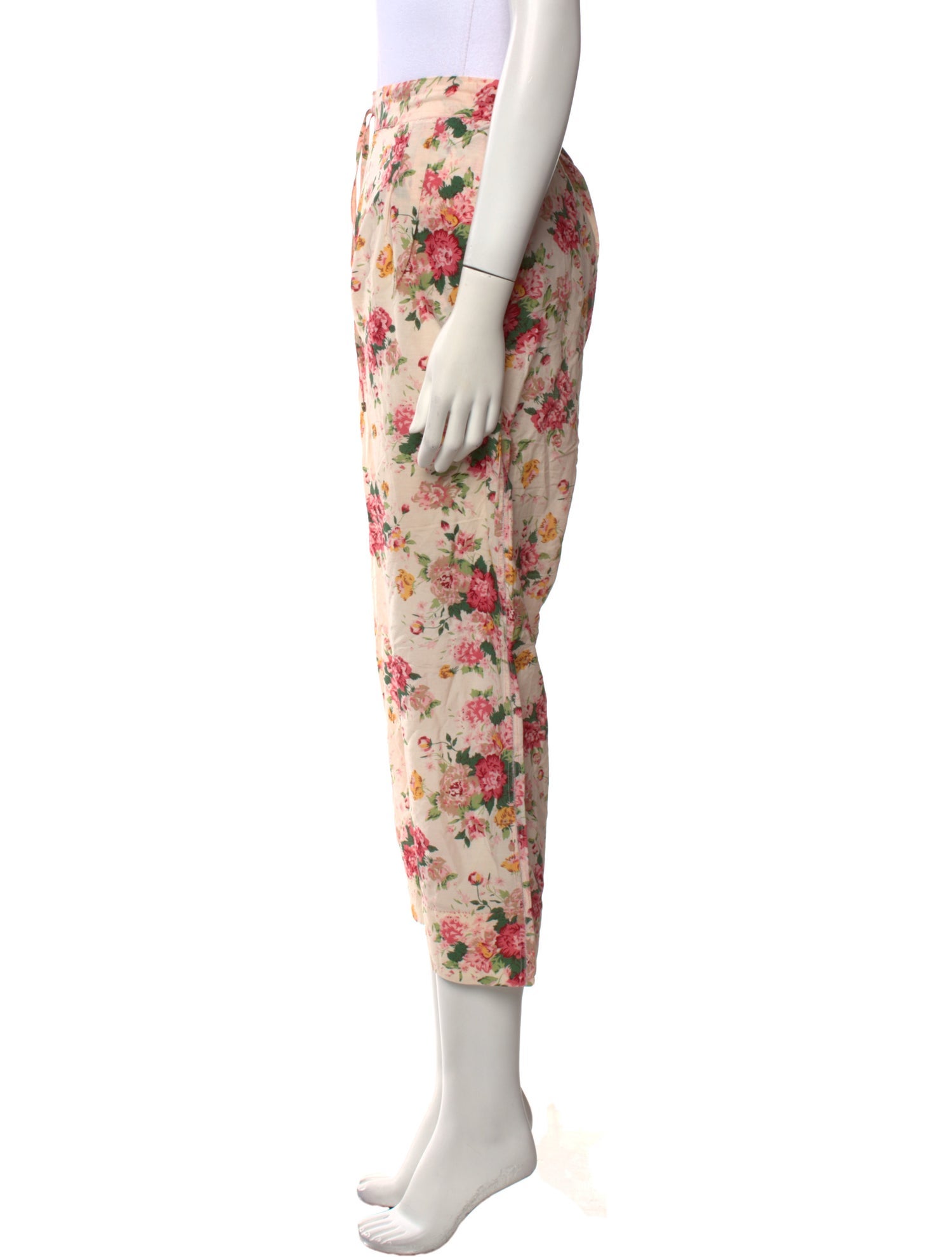 Péro Floral Print Straight Leg Pants