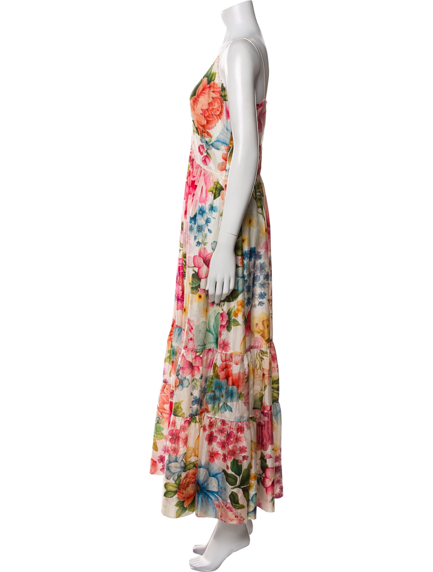 Péro Silk Long Dress