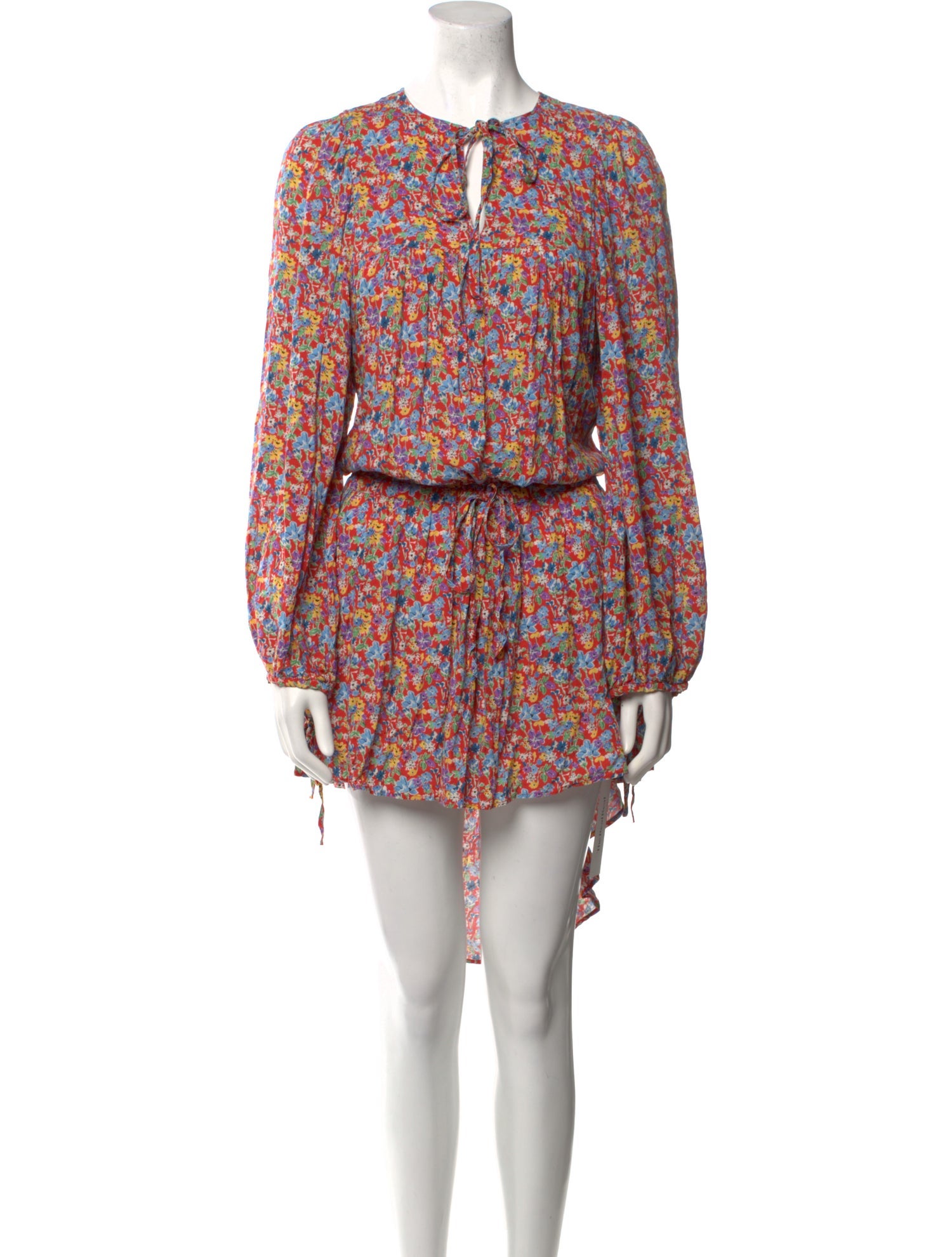 Perseverance Floral Print Knee-Length Dress