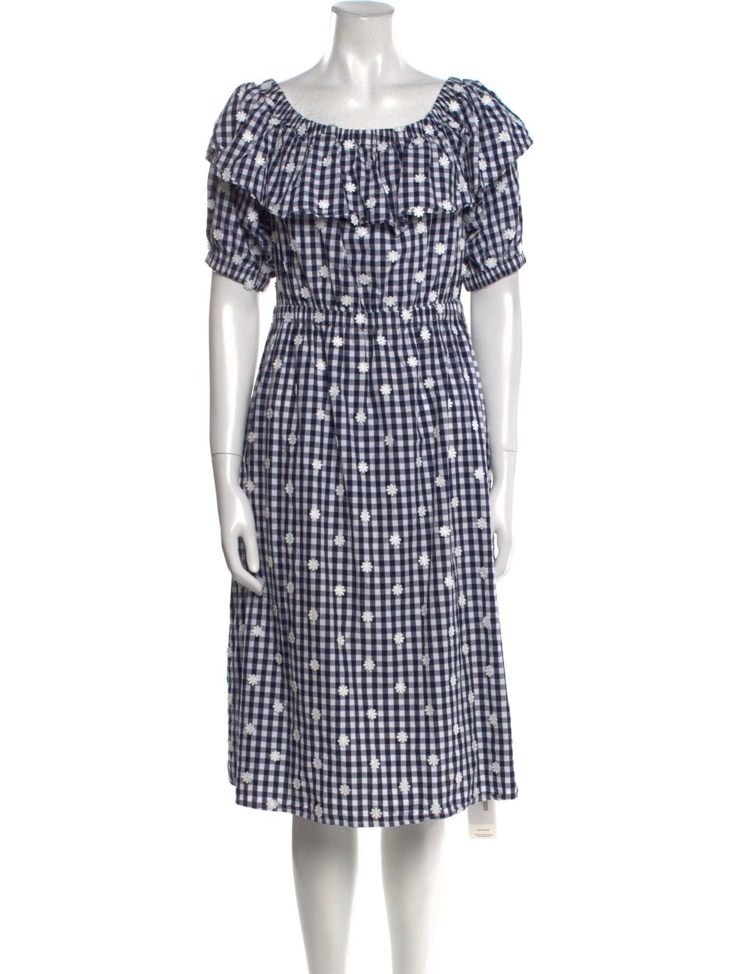 Perseverance Plaid Print Knee-Length Dress