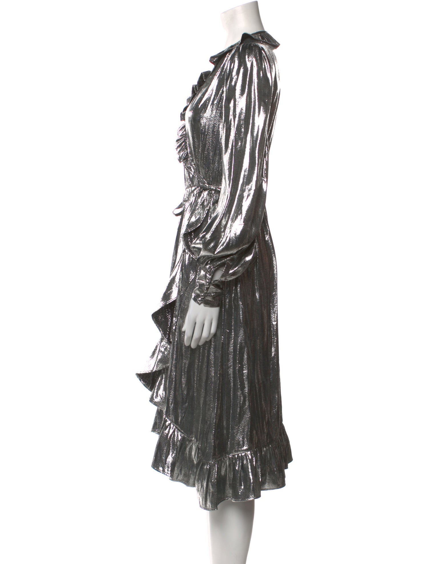 Perseverance Silk Midi Length Dress