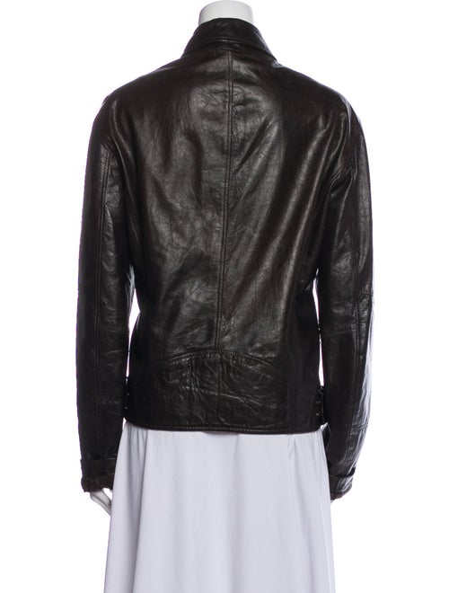 Peruzzi Leather Biker Jacket