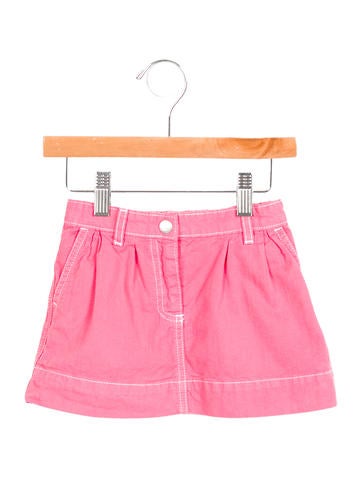 Petit Bateau Girls' A-Line Dual Pocket Skirt