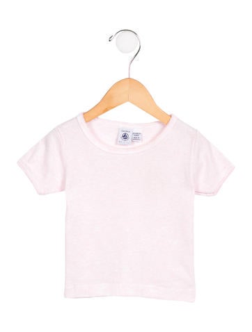 Petit Bateau Girls' Short Sleeve Jersey Knit Top