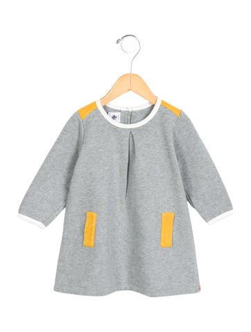 Petit Bateau Girls' Colorblock Shift Dress
