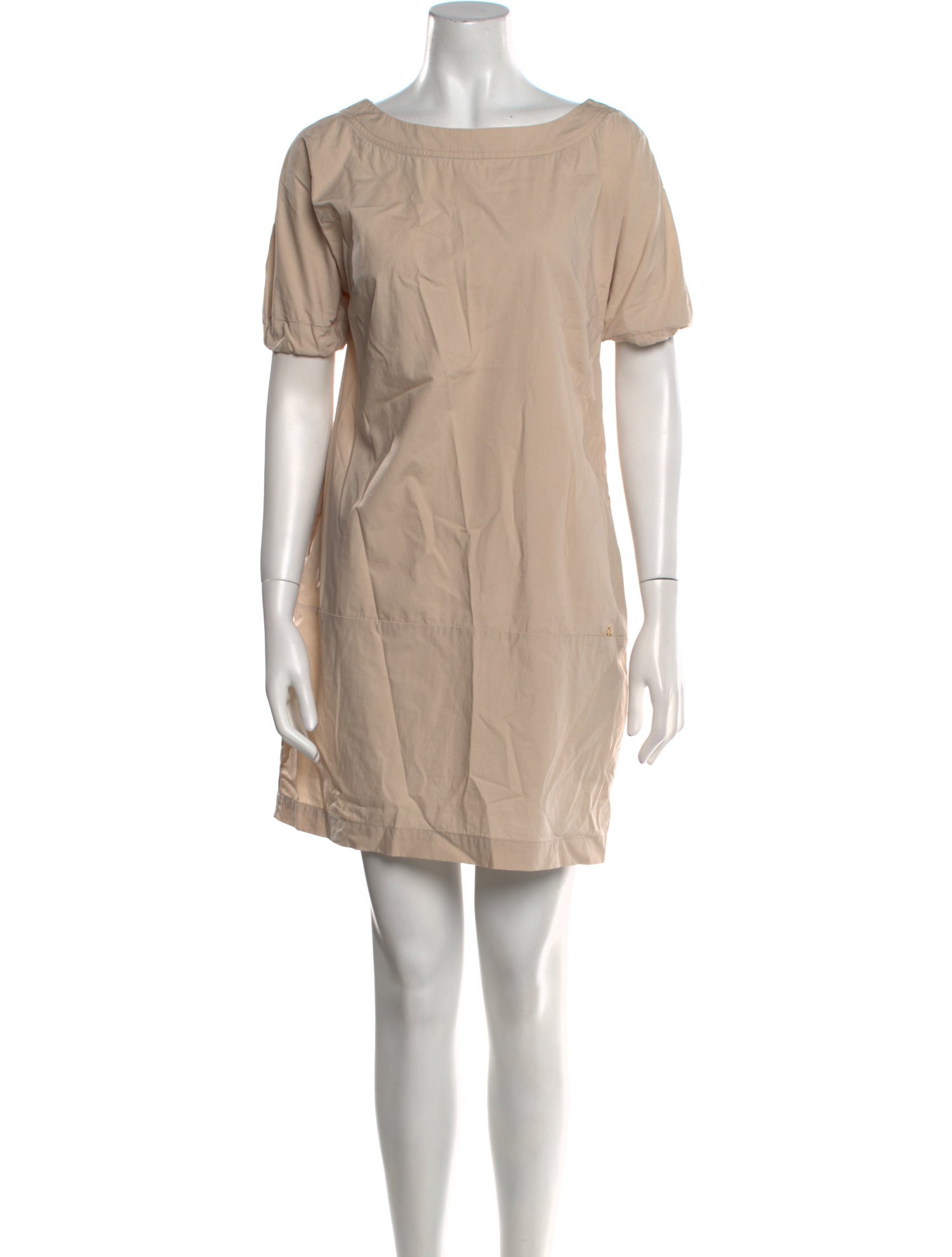 Peuterey Bateau Neckline Mini Dress