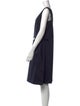 Petrovitch & Robinson V-Neck Knee-Length Dress
