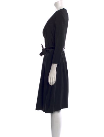 Petrovitch & Robinson Bateau Neckline Midi Length Dress