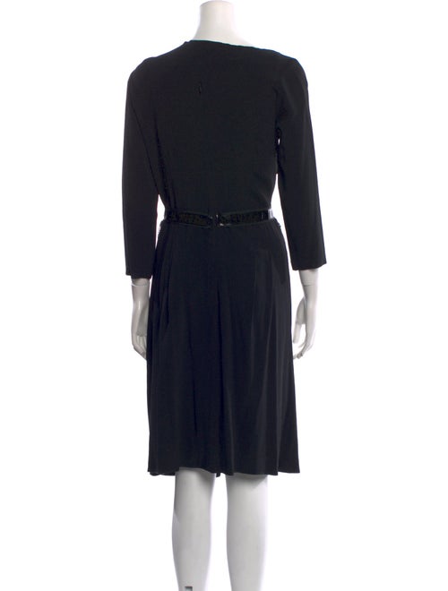 Petrovitch & Robinson Bateau Neckline Midi Length Dress