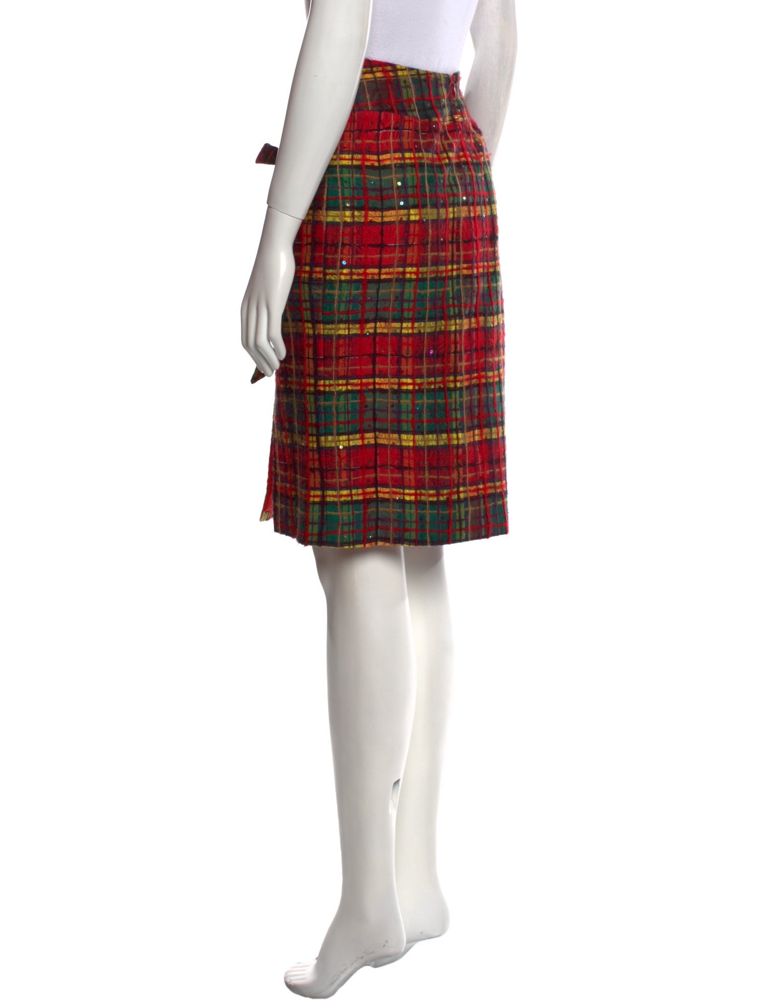 Petrovitch & Robinson Silk Knee-Length Skirt
