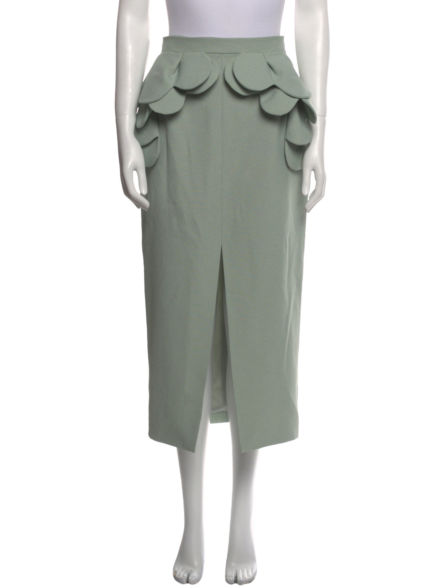 PEGGY HARTANTO Ruffle Embellishment Midi Length Skirt