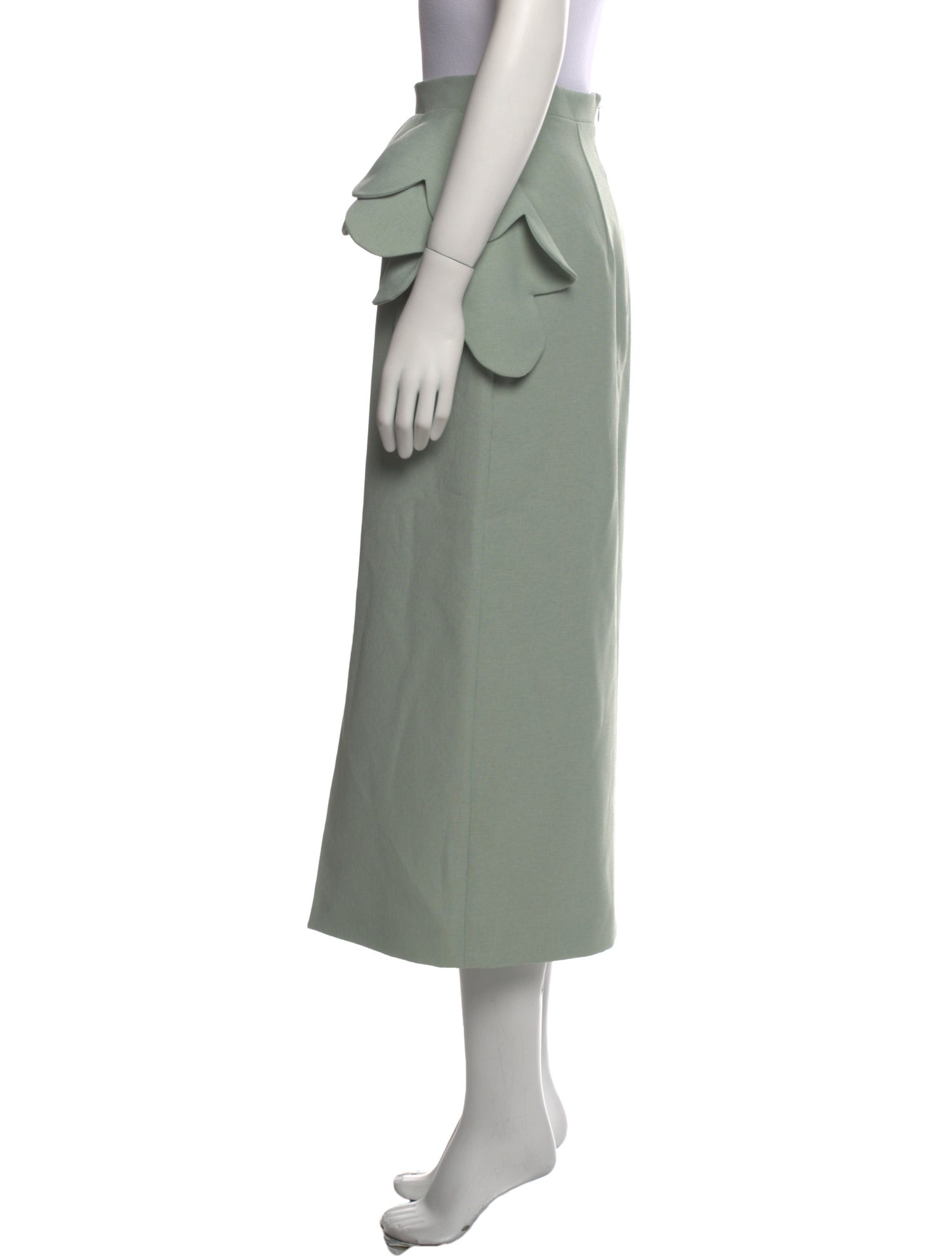 PEGGY HARTANTO Ruffle Embellishment Midi Length Skirt