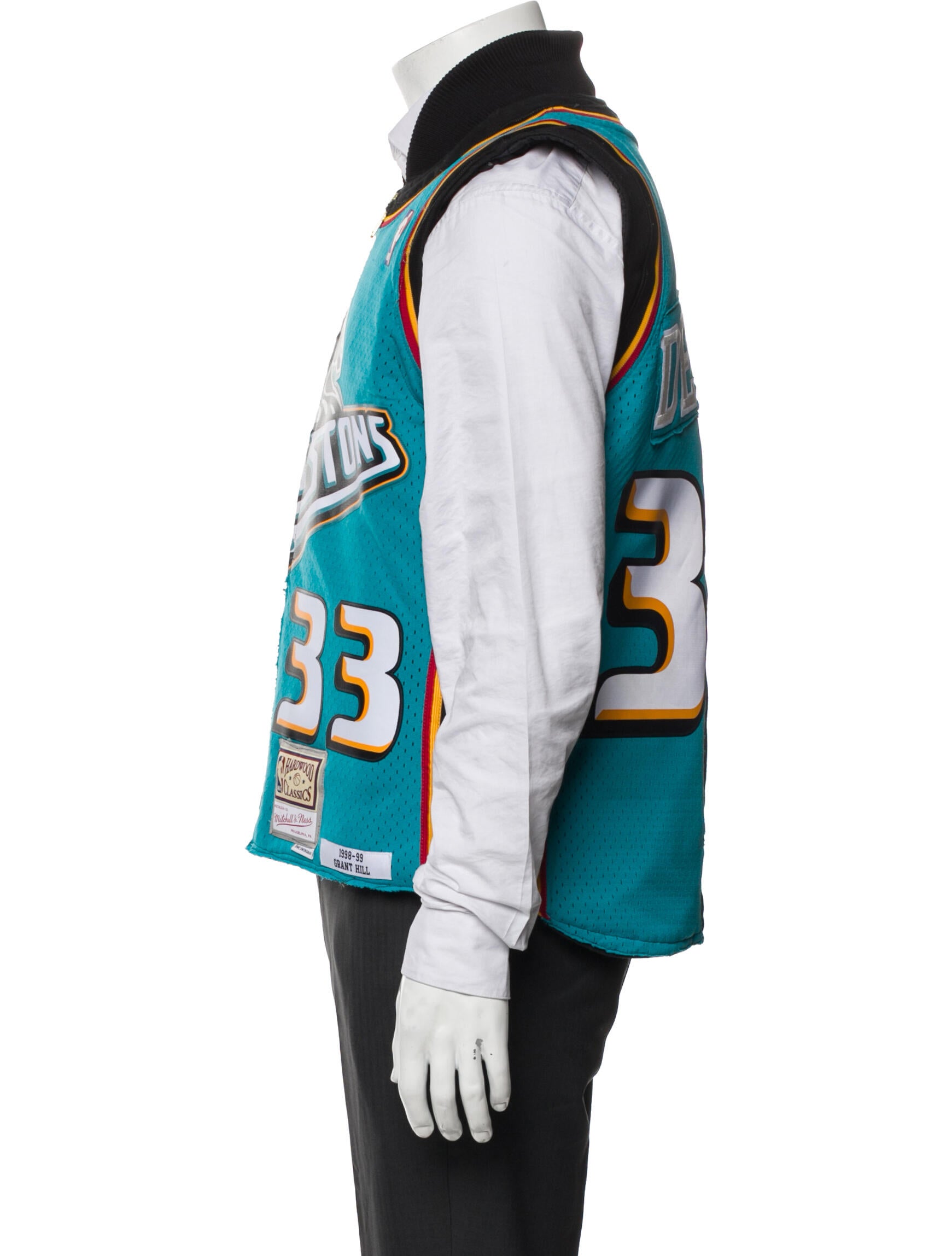 Patched Up Graphic Print Vest