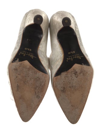 Peter Fox Printed Crystal Embellishments Pumps