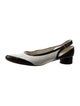 Peter Fox Leather Colorblock Pattern Slingback Flats