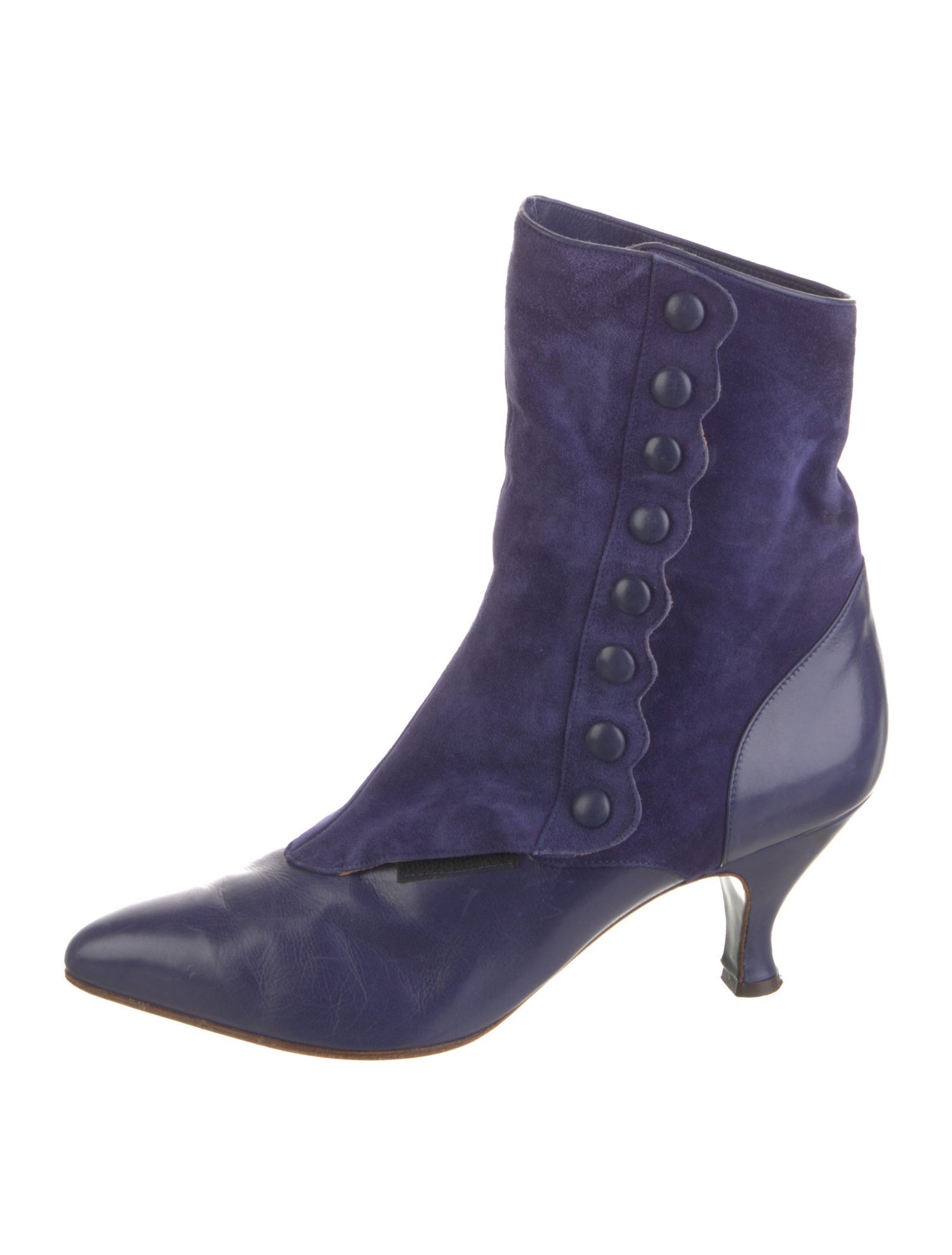 Peter Fox Leather Lace-Up Boots