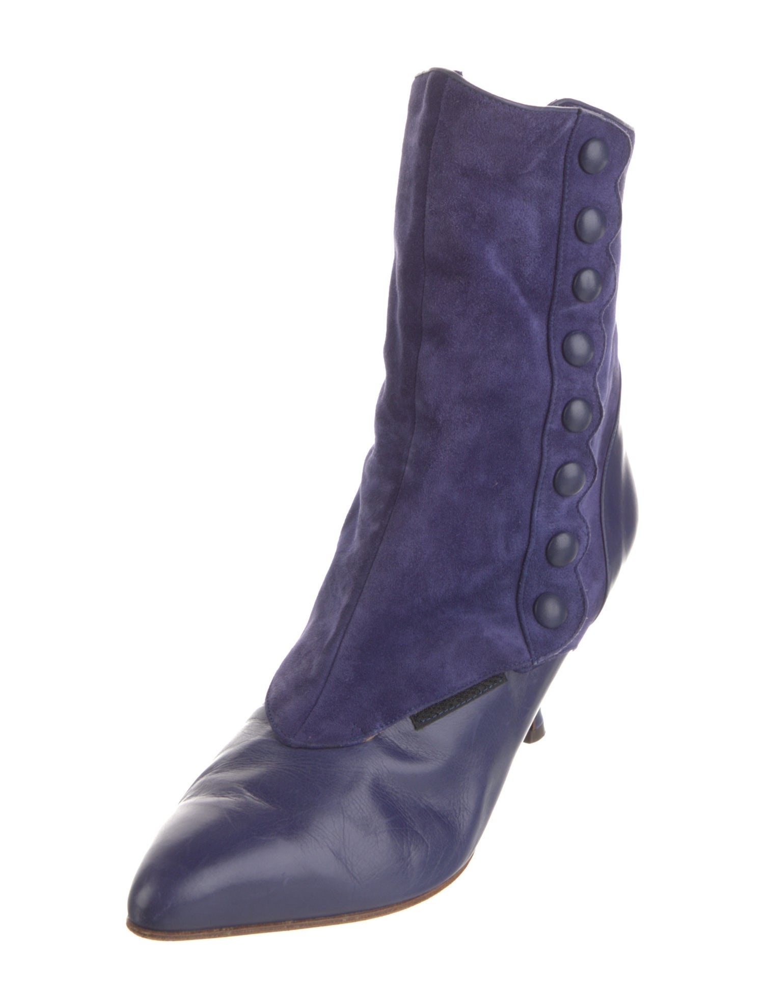 Peter Fox Leather Lace-Up Boots