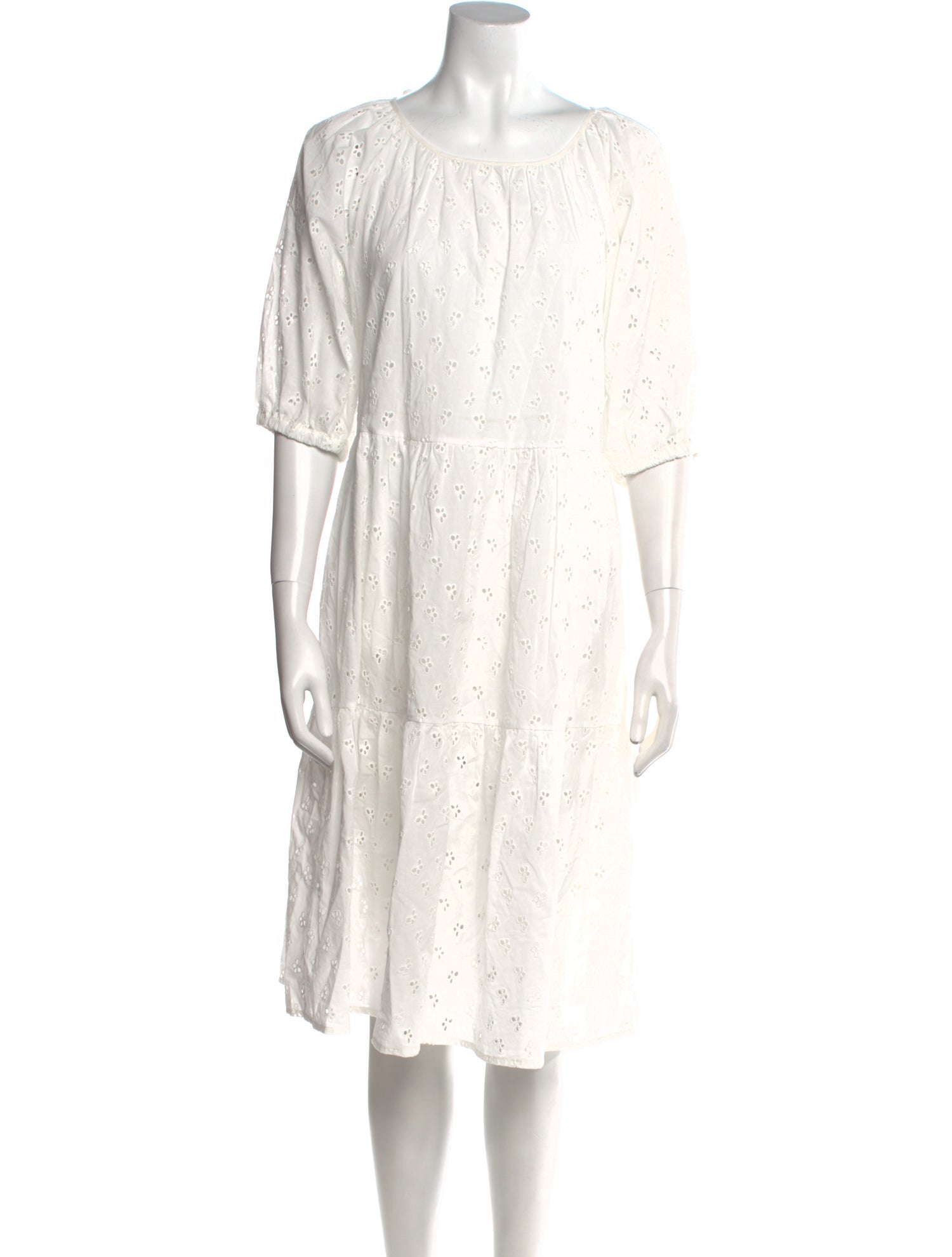 Paade Mode Scoop Neck Mini Dress