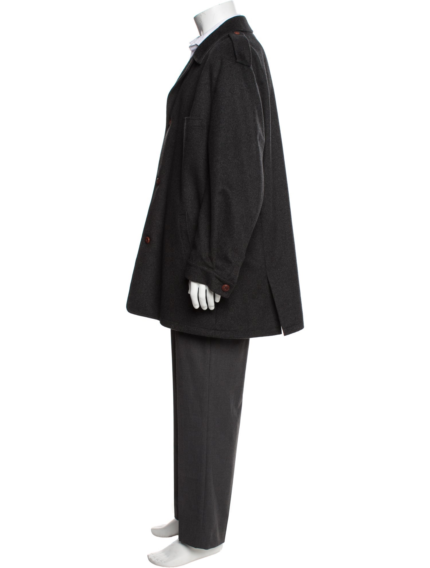 Paul Fredrick Cashmere Overcoat