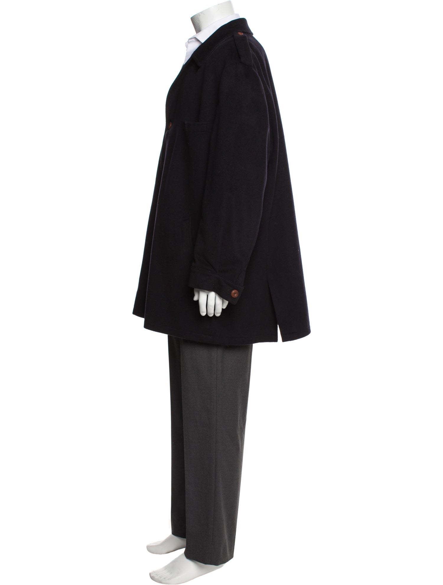 Paul Fredrick Cashmere Overcoat