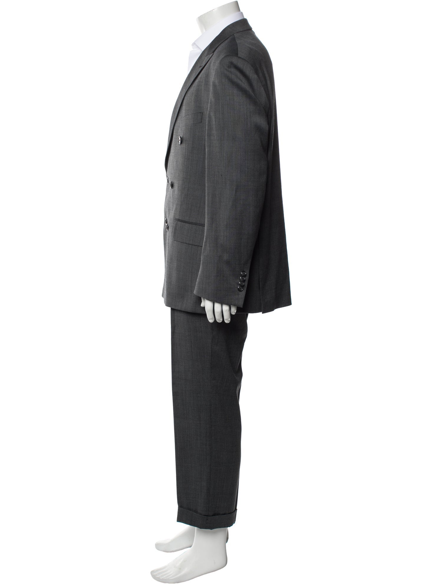 Paul Fredrick Wool Two-Piece Suit w/ Tags
