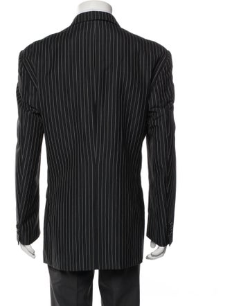 Paul Fredrick Linen Striped Blazer