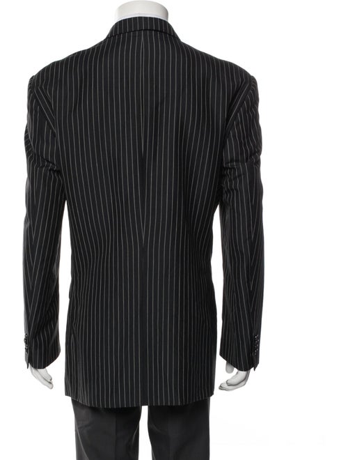 Paul Fredrick Linen Striped Blazer
