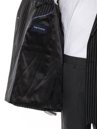 Paul Fredrick Linen Striped Blazer