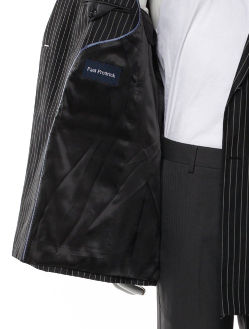 Paul Fredrick Linen Striped Blazer