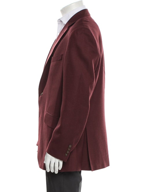 Paul Fredrick Wool Cutout Accent Blazer