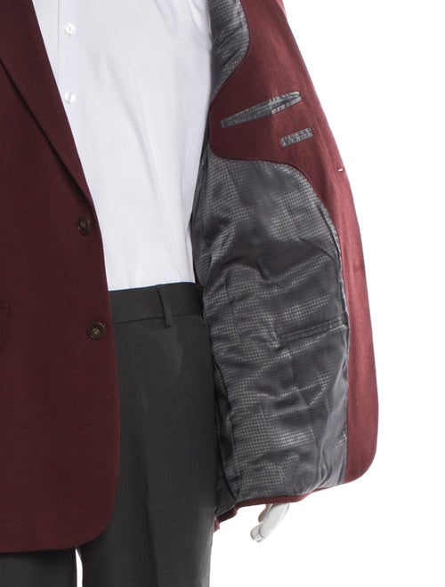 Paul Fredrick Wool Cutout Accent Blazer