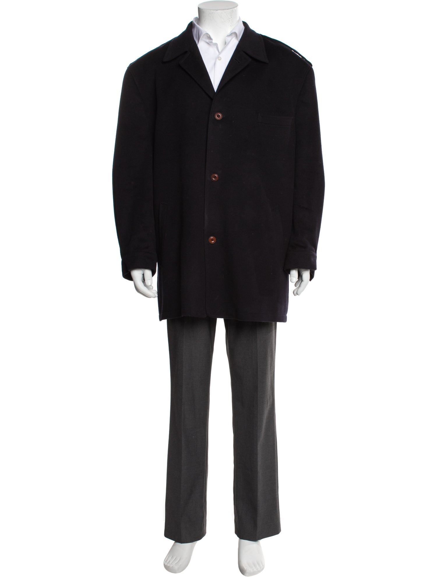 Paul Fredrick Cashmere Overcoat