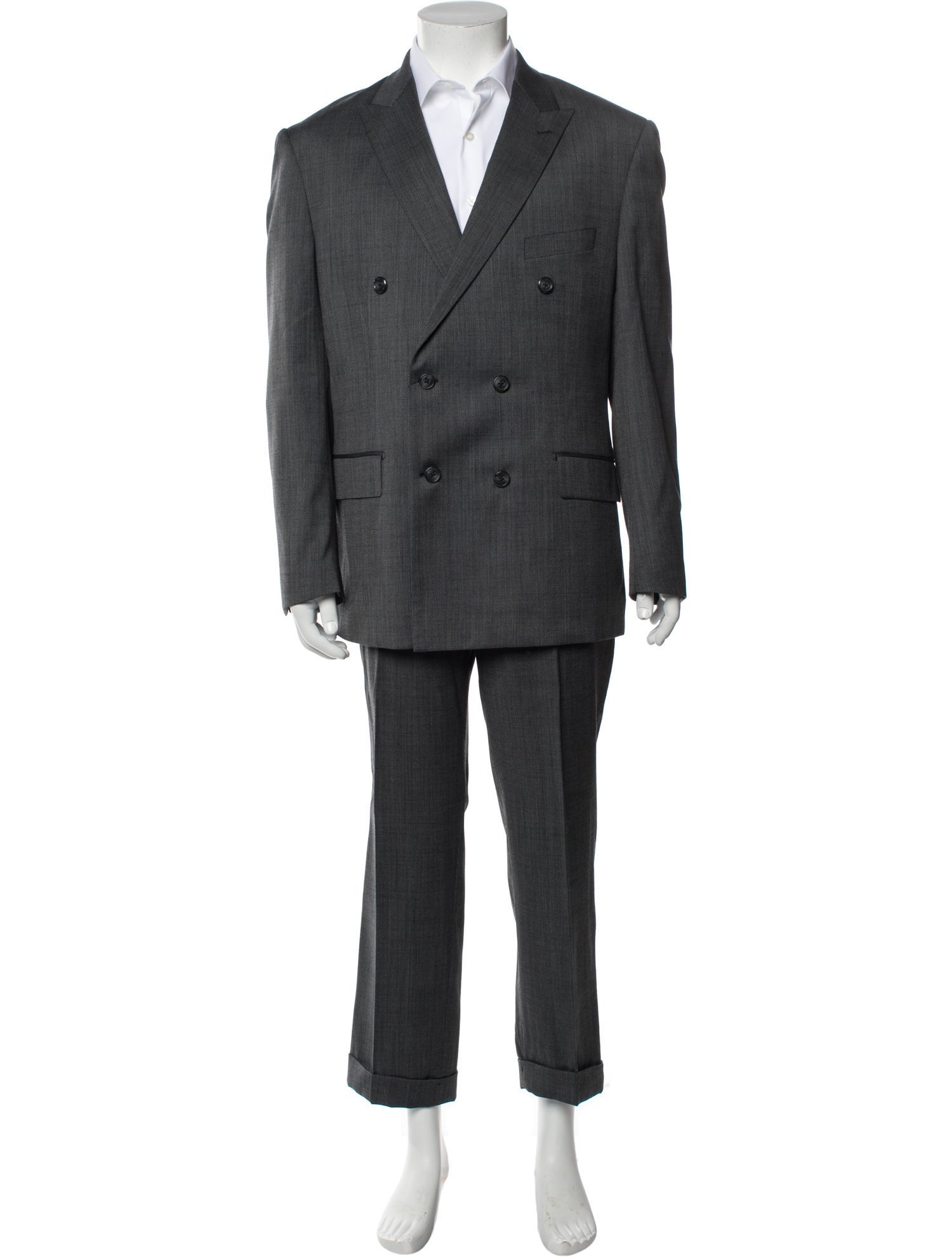 Paul Fredrick Wool Two-Piece Suit w/ Tags