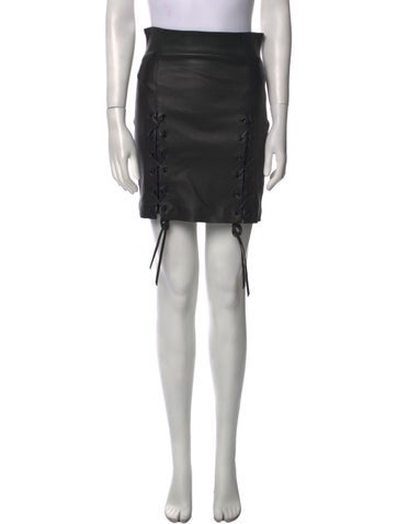 The Perfext Skirts Leather Mini Skirt S