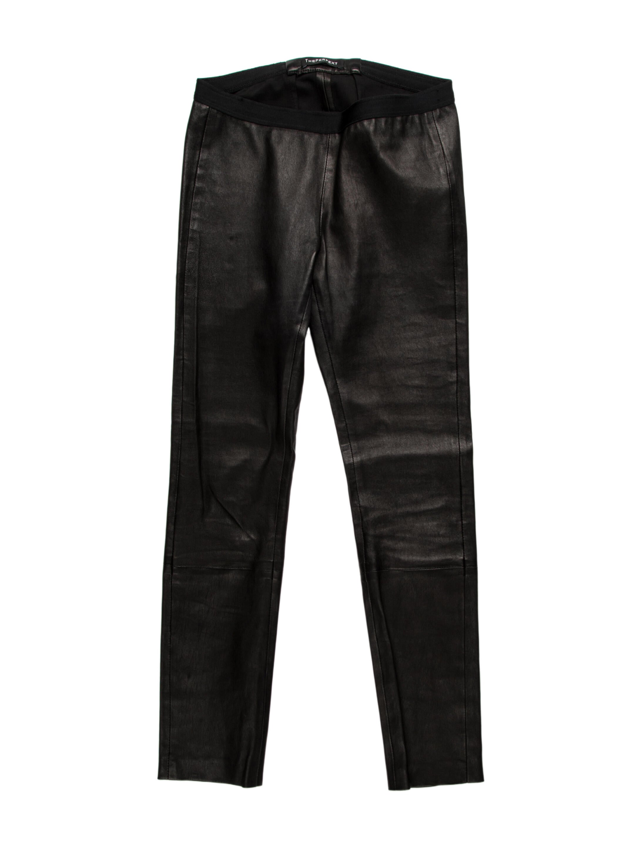The Perfext Leather Skinny Leg Pants