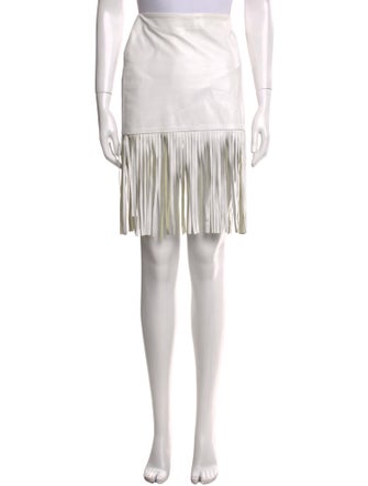 The Perfext Leather Knee-Length Skirt