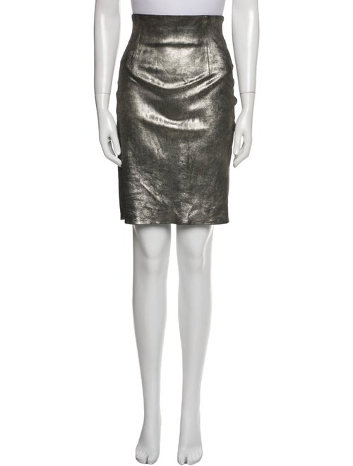 The Perfext Leather Knee-Length Skirt