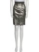 The Perfext Leather Knee-Length Skirt
