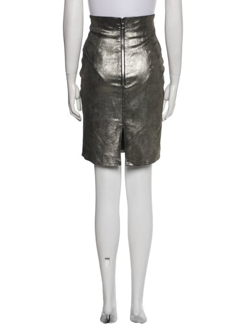 The Perfext Leather Knee-Length Skirt