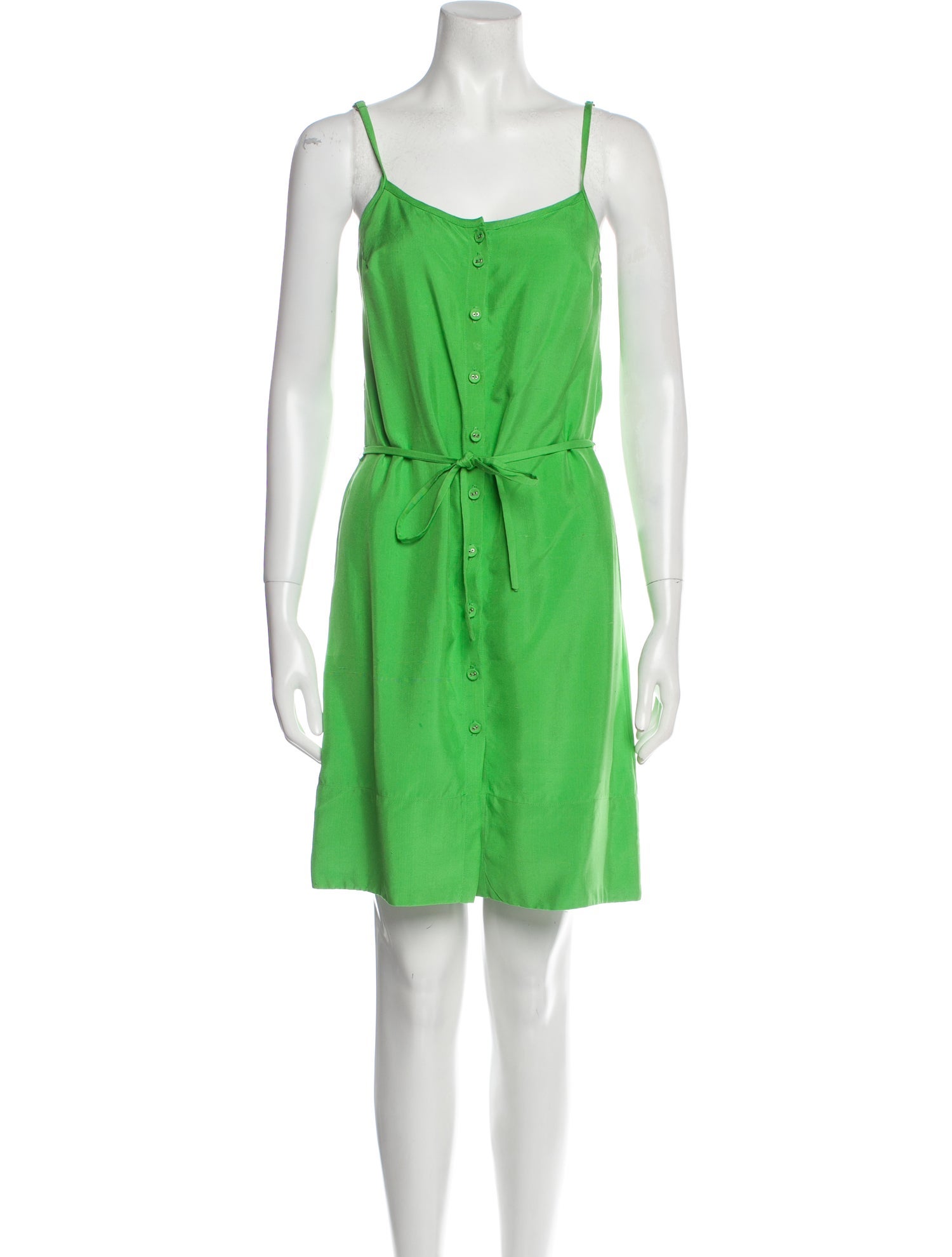 Petiole Square Neckline Mini Dress