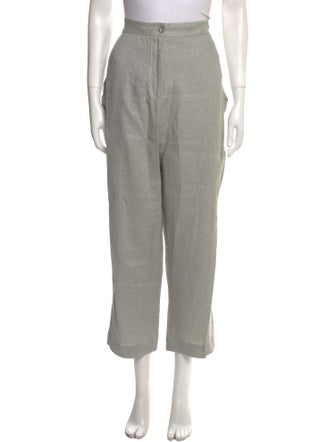 PierAntonioGaspari Linen Straight Leg Pants