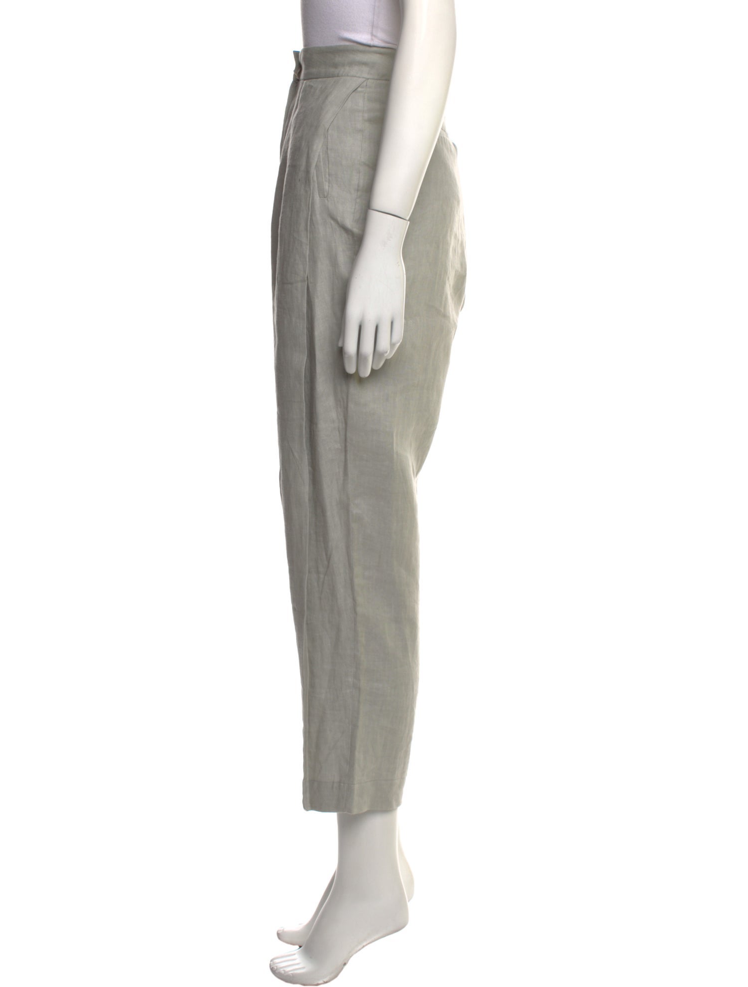 PierAntonioGaspari Linen Straight Leg Pants