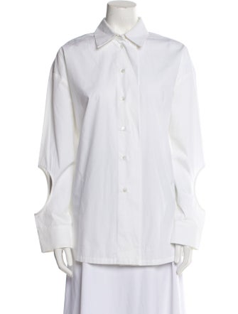 PierAntonioGaspari Long Sleeve Button-Up Top