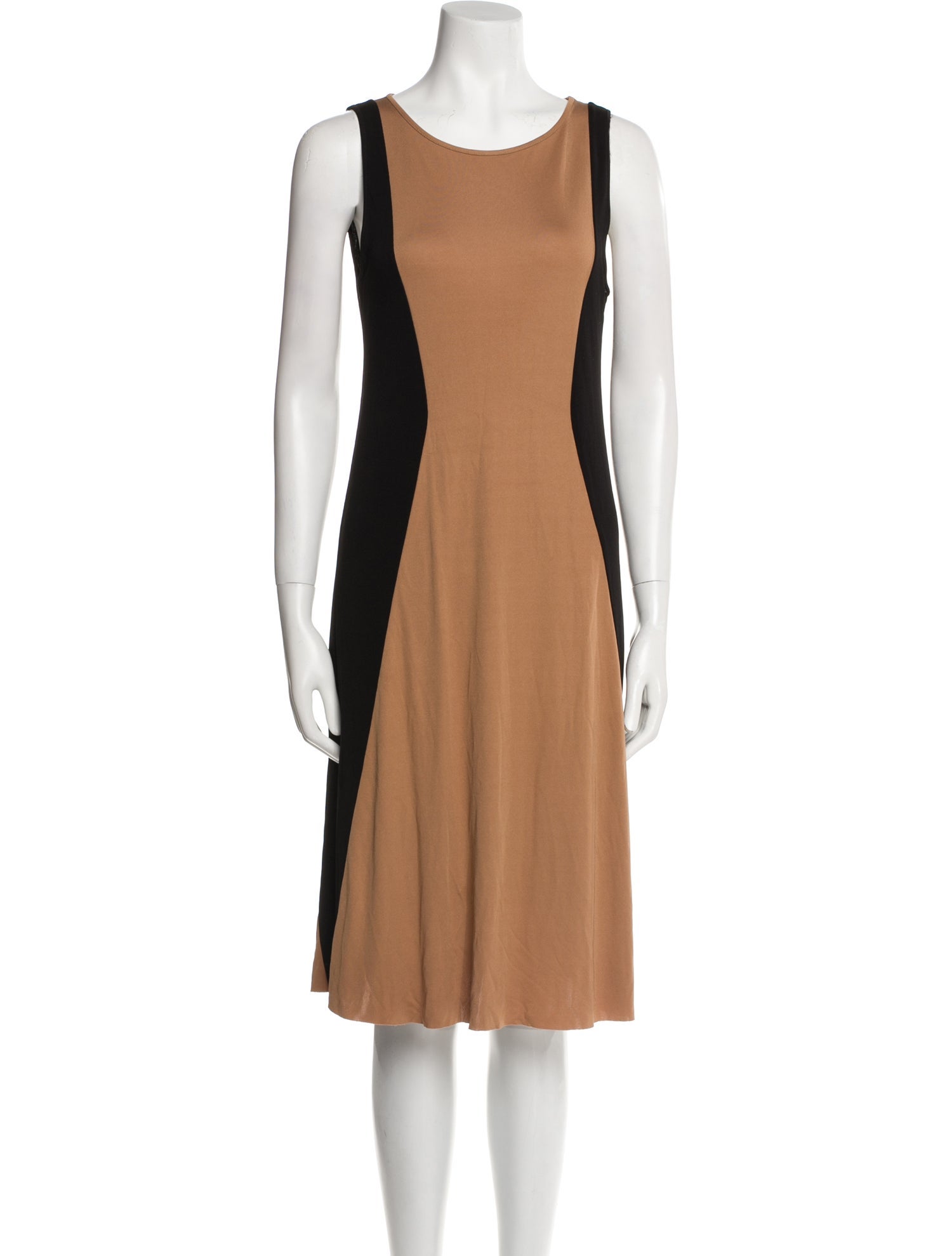 PierAntonioGaspari Colorblock Pattern Midi Length Dress