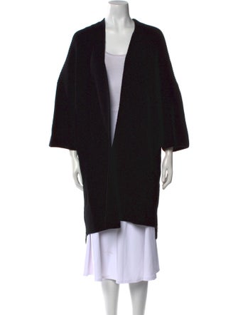 PierAntonioGaspari Virgin Wool Open Front Sweater