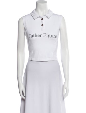 Praying Graphic Print Sleeveless Crop Top